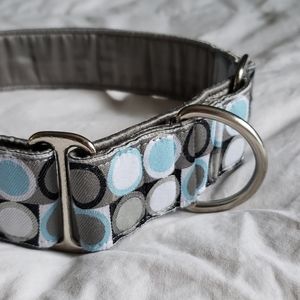 Blue & Grey Around the Hounds Martindale Collar